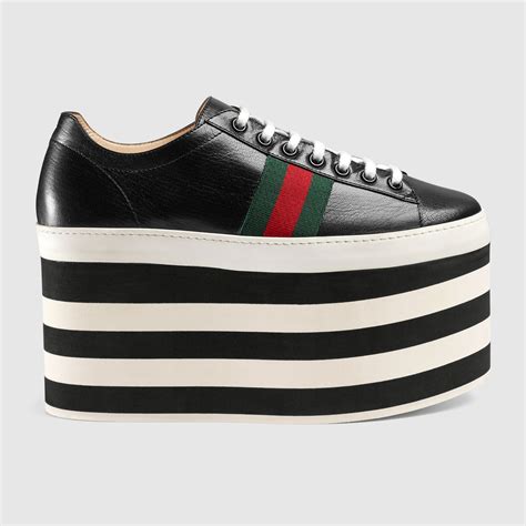 women gucci platform sneakers|gucci platform sneakers outfit.